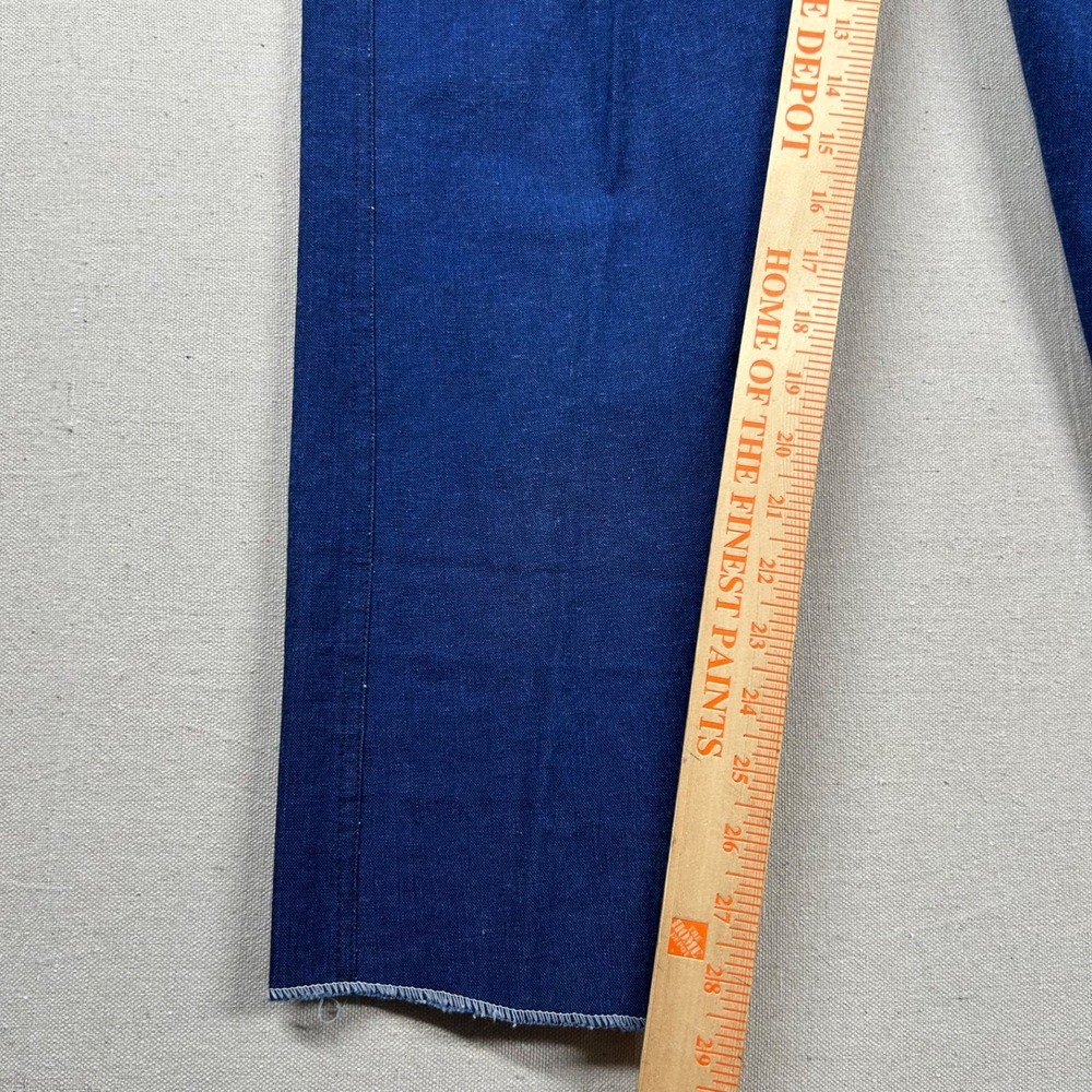 Vtg MBS International Jeans Womens 2 Pleat High Rise Taper 27x29 Buckles Indigo - Picture 7 of 9